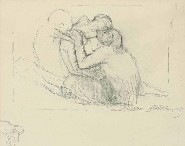 Kathe Kollwitz Tod Einer Mutter das Kind Entreissend