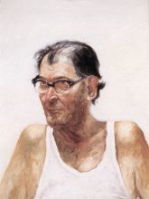 Moshe Spitzer, Portrait by Avigdor Arikha