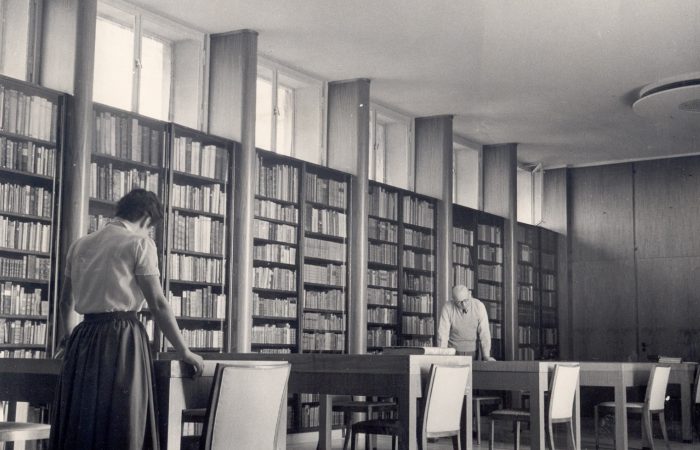 Reading Room at the Library Source: The Schocken Family Archive